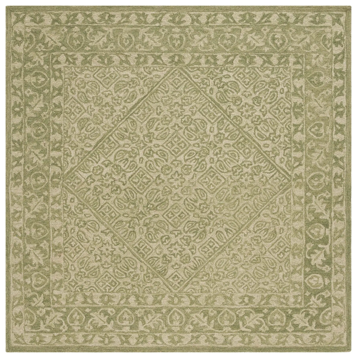 Safavieh Dip Dye 7'-0" x 7'-0" Rug in Green
