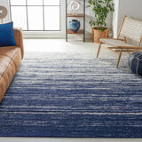 Safavieh Adirondack 10'-0" x 14'-0" Rug in Navy / Ivory