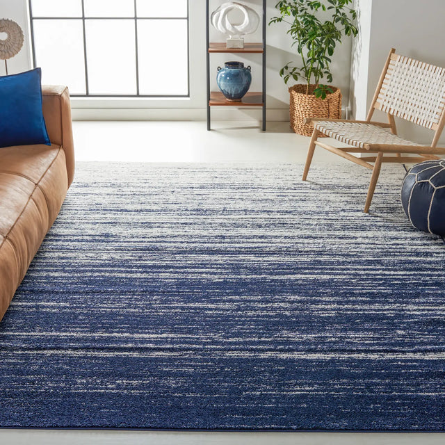 Safavieh Adirondack 10'-0" x 14'-0" Rug in Navy / Ivory
