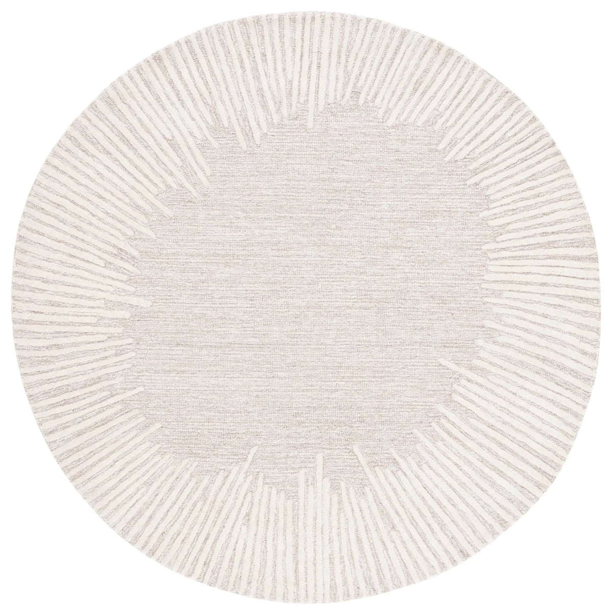 Safavieh Abstract 6'-0" x 6'-0" Rug in Natural / Ivory
