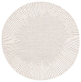 Safavieh Abstract 6'-0" x 6'-0" Rug in Natural / Ivory