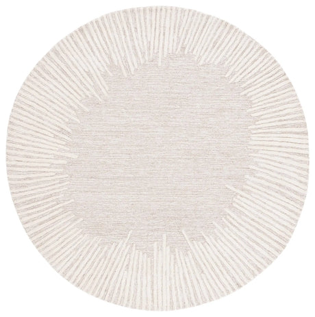 Safavieh Abstract 6'-0" x 6'-0" Rug in Natural / Ivory