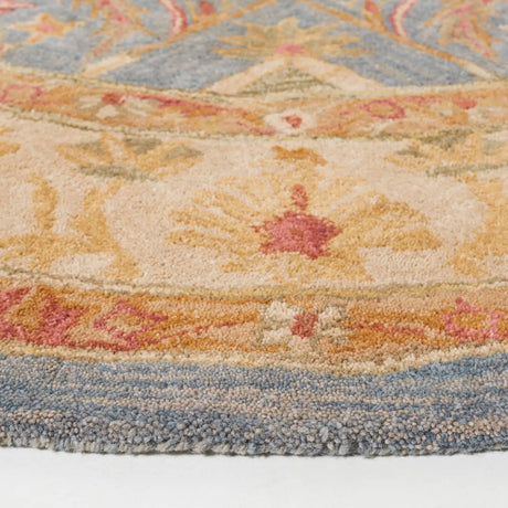 Safavieh Anatolia 6'-0" x 6'-0" Rug in Light Blue / Ivory