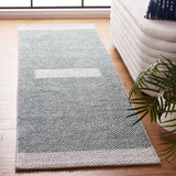 Safavieh Natura 2'-3" x 8'-0" Rug in Turquoise / Ivory