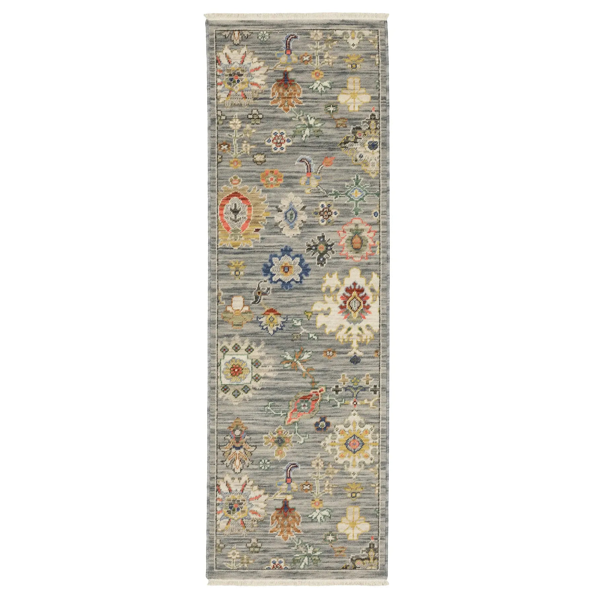 Oriental Weavers Lucca 5507E Grey/ Multi Rug - runner