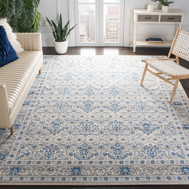 Safavieh Brentwood 10'-0" x 13'-0" Rug in Light Grey / Blue