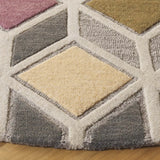 Safavieh Rodeo Drive 6'-0" x 6'-0" Rug in Grey / Beige