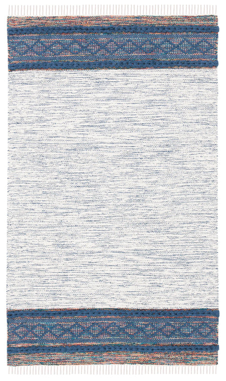 Safavieh Montauk 3'-0" x 5'-0" Rug in Navy / Beige