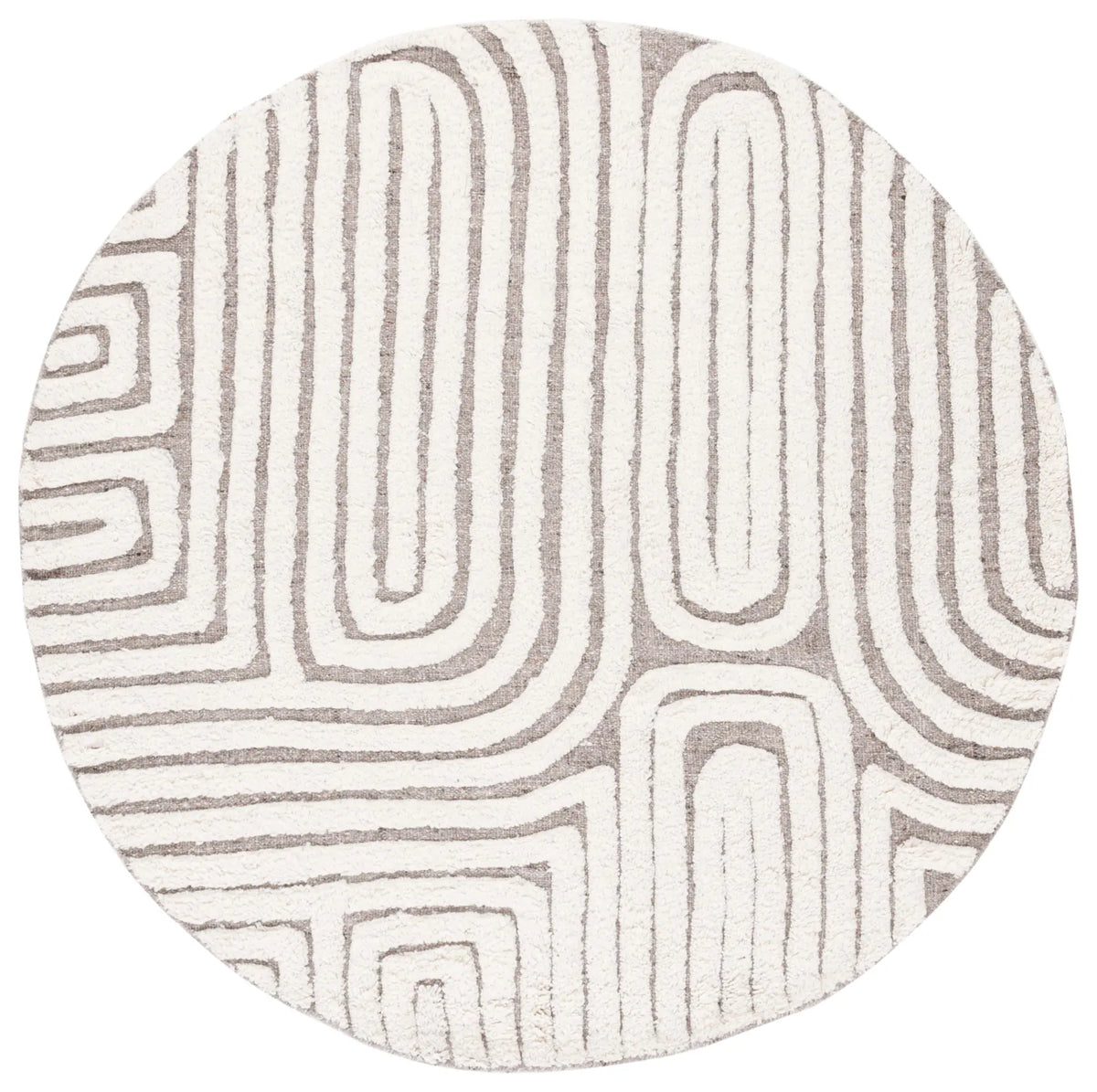 Safavieh Kilim 6'-0" x 6'-0" Rug in Beige / Ivory