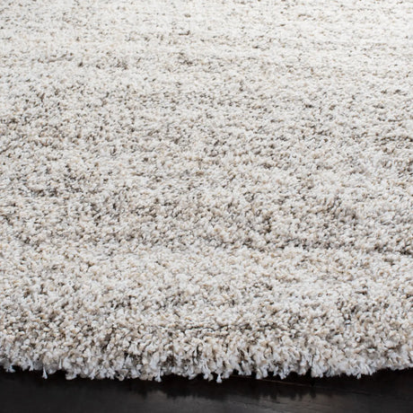 Safavieh Hudson Shag 5'-3" x 5'-3" Rug in Ivory / Grey