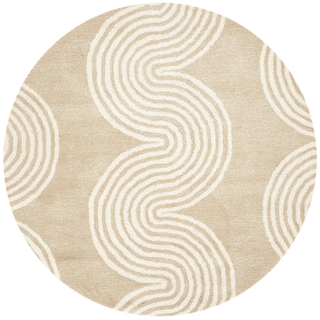 Safavieh Chatham 5'-0" x 5'-0" Rug in Beige / Ivory