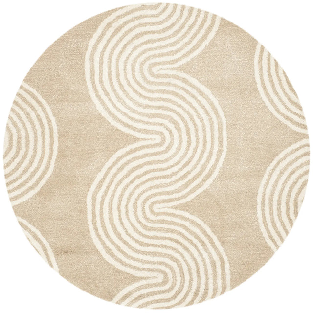 Safavieh Chatham 5'-0" x 5'-0" Rug in Beige / Ivory