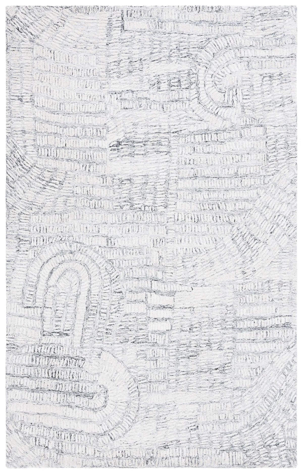 Safavieh Glamour 4'-0" x 6'-0" Rug in Grey / Ivory