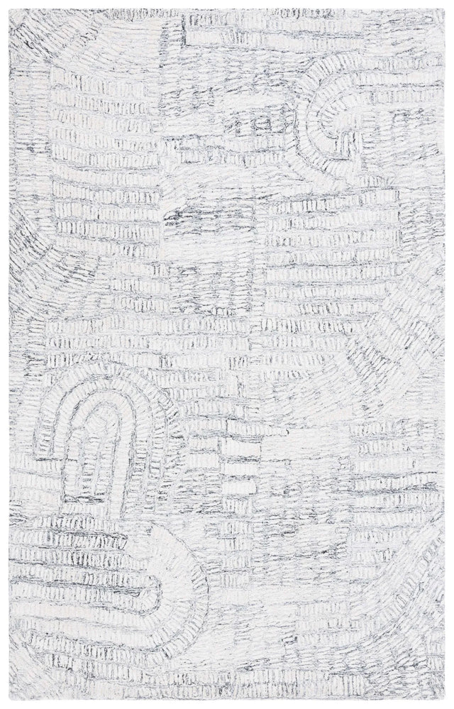Safavieh Glamour 4'-0" x 6'-0" Rug in Grey / Ivory
