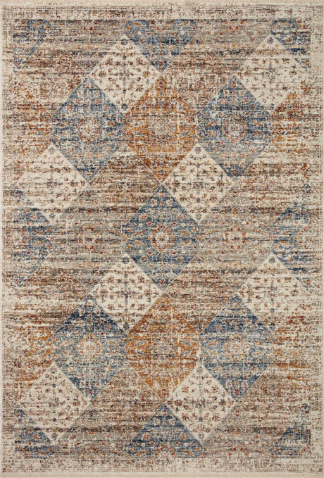 Loloi Sorrento Sor-02 Ivory/Multi Rug - main flat