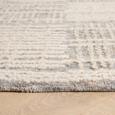 Safavieh Abstract 6'-0" x 6'-0" Rug in Dark Grey / Ivory