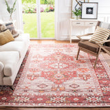 Safavieh Saffron 8'-0" x 10'-0" Rug in Terracotta / Ivory