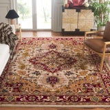Safavieh Classic 9'-6" x 13'-6" Rug in Light Gold / Red