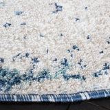 Safavieh Aston 6'-7" x 6'-7" Rug in Ivory / Blue