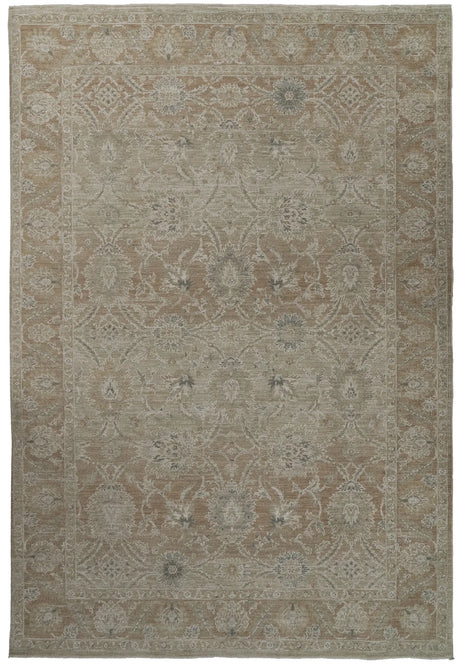 Dynamic Rugs Solace 17922 Power Loomed Traditional Cream/Grey/Rust Rug - Rectangular