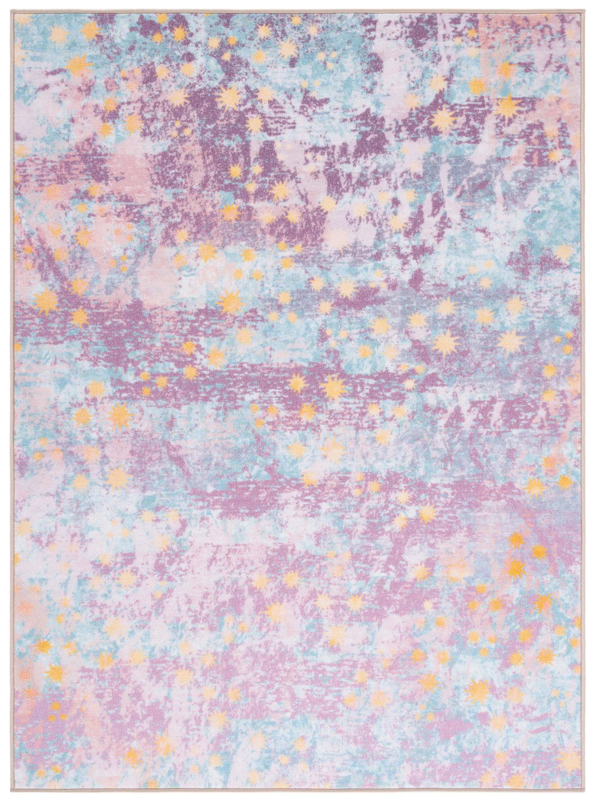 Safavieh Kids Playhouse 200 4'-4" x 6'-0" Rug in Purple / Light Blue