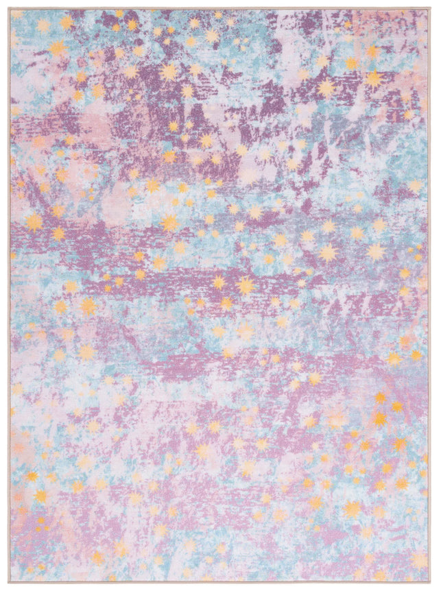 Safavieh Kids Playhouse 200 4'-4" x 6'-0" Rug in Purple / Light Blue
