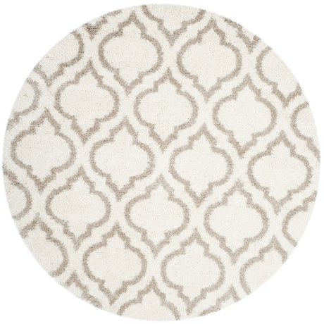 Safavieh Hudson Shag 5'-3" x 5'-3" Rug in Ivory / Beige