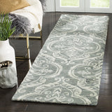 Safavieh Blossom 2'-3" x 8'-0" Rug in Blue / Sage