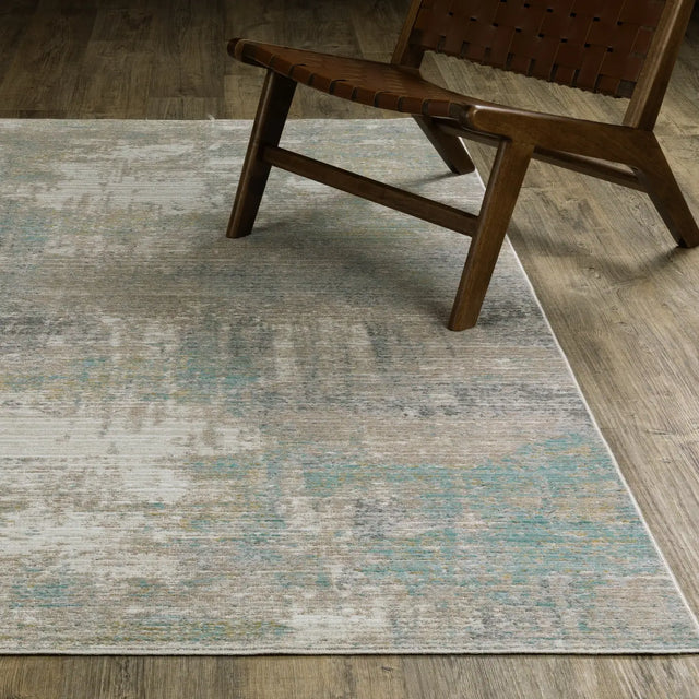Oriental Weavers Sphinx Cavett CAV01 Green Rugs - angle/detail