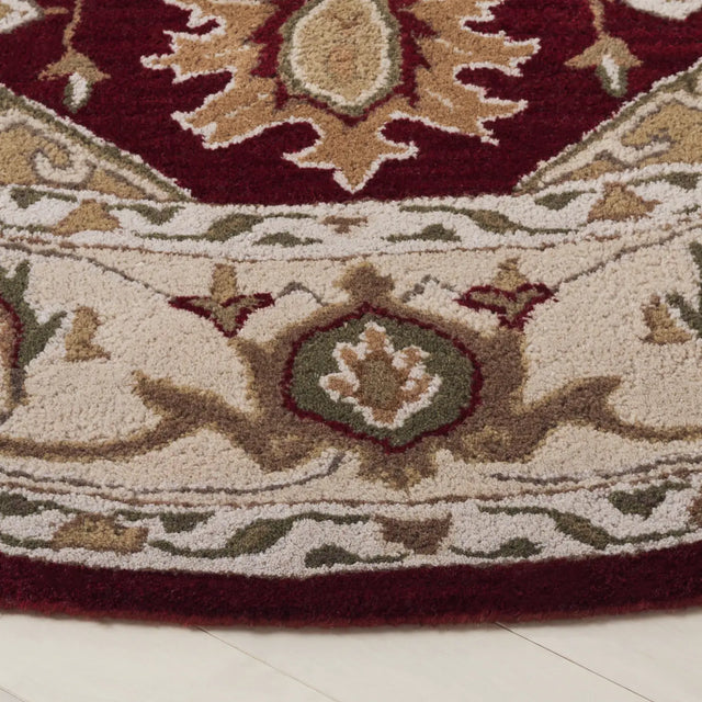 Safavieh Royalty 7'-0" x 7'-0" Rug in Red / Beige