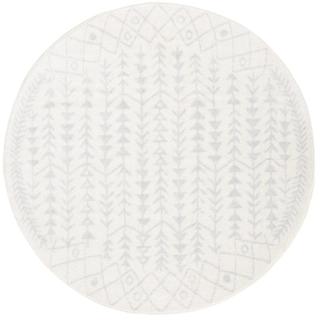 Safavieh Tulum 6'-7" x 6'-7" Rug in Ivory / Light Grey