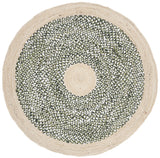 Safavieh Cape Cod 4'-0" x 4'-0" Rug in Green / Natural