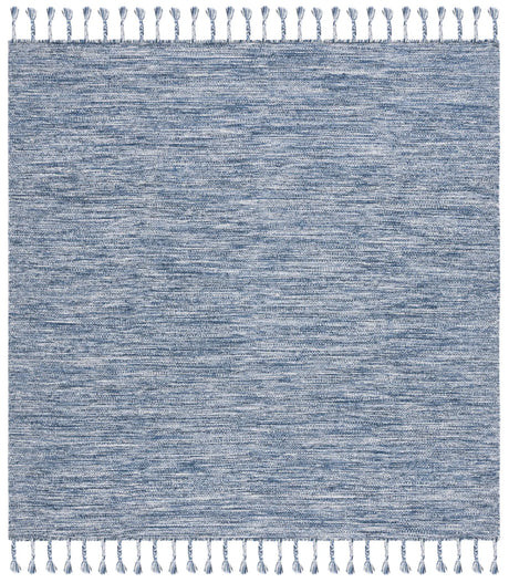 Safavieh Dhurries 6'-0" x 6'-0" Rug in Navy / Beige