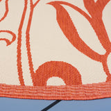 Safavieh Courtyard 6'-7" x 6'-7" Rug in Natural / Terra