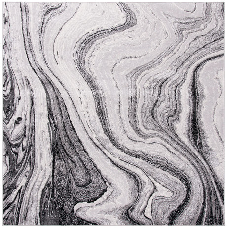 Safavieh Amelia 6'-7" x 6'-7" Rug in Grey / Gold
