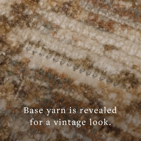 Loloi Heritage Her-01 Clay/Natural Rug - macro detail