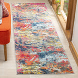 Safavieh Monaco 2'-2" x 8'-0" Rug in Blue / Orange
