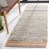 Safavieh Natural Fiber 2'-6" x 10'-0" Rug in Light Blue