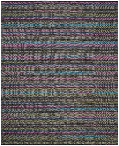 Safavieh Striped Kilim 8'-0" x 10'-0" Rug in Grey / Multi