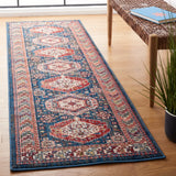 Safavieh Kashan 2'-6" x 8'-0" Rug in Blue / Ivory