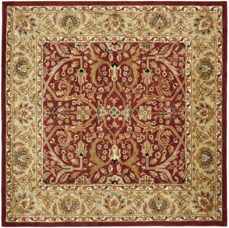 Safavieh Heritage 8'-0" x 8'-0" Rug in Red / Gold