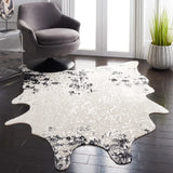 Safavieh Faux Cowhide 5'-0" x 6'-5" Rug in Beige / Black