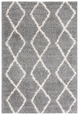 Safavieh Venus Shag 500 4'-0" x 6'-0" Rug in Grey / Ivory