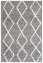 Safavieh Venus Shag 500 4'-0" x 6'-0" Rug in Grey / Ivory