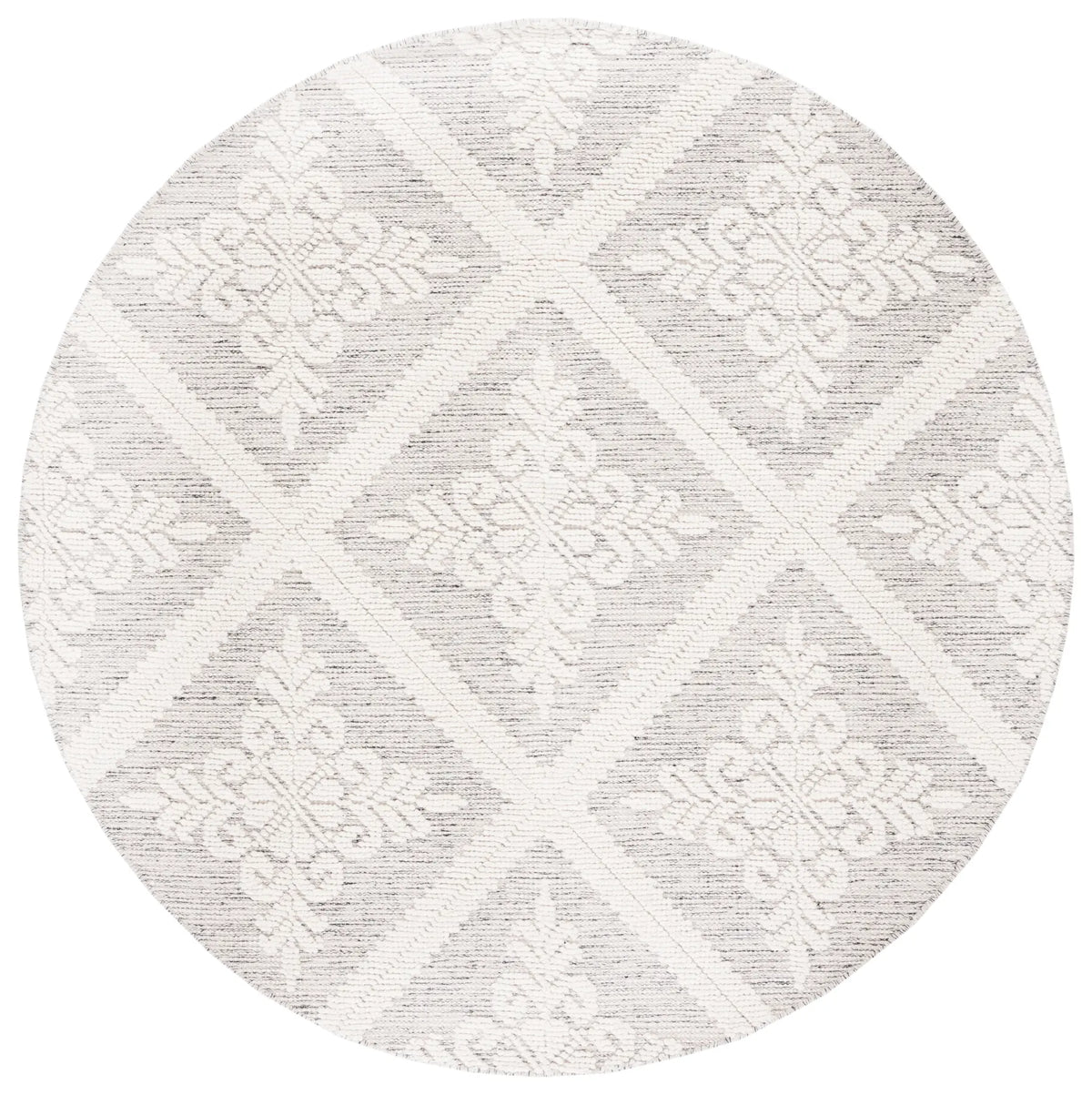 Safavieh Vermont 6'-0" x 6'-0" Rug in Ivory / Grey