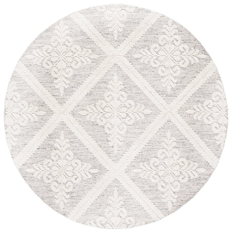 Safavieh Vermont 6'-0" x 6'-0" Rug in Ivory / Grey
