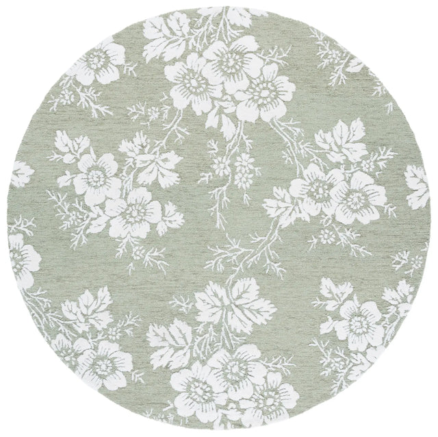 Safavieh Glamour 6'-0" x 6'-0" Rug in Sage / Ivory