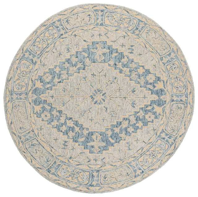 Safavieh Metro 6'-0" x 6'-0" Rug in Blue / Ivory