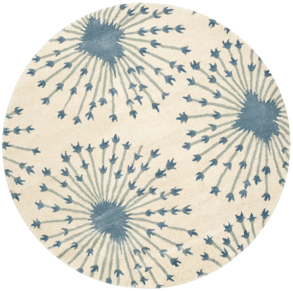 Safavieh Bella 5'-0" x 5'-0" Rug in Beige / Blue