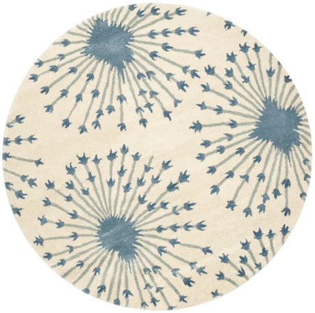 Safavieh Bella 5'-0" x 5'-0" Rug in Beige / Blue